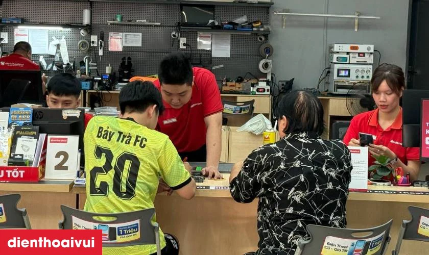 Quy trình sửa main - IC hiển thị cảm ứng