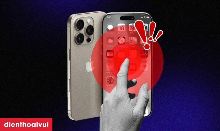 Nguyên nhân iPhone 16 bị lỗi IC hiển thị cảm ứng