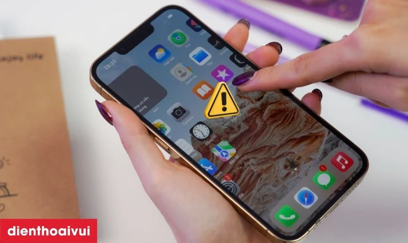 Dấu hiệu iPhone 16 bị hỏng IC hiển thị cảm ứng