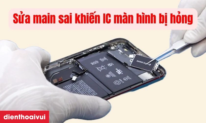 Nguy&ecirc;n nh&acirc;n khiến main - IC m&agrave;n h&igrave;nh iPhone Air bị hư