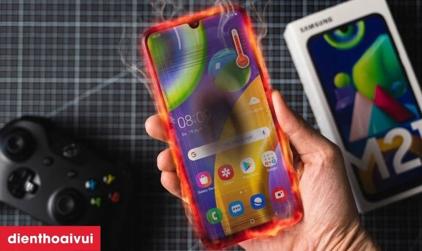 Dấu hiệu cần sửa nguồn Samsung Galaxy M21