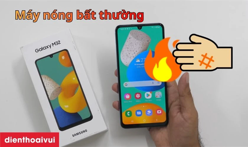 Dấu hiệu cần sửa nguồn Samsung Galaxy M32