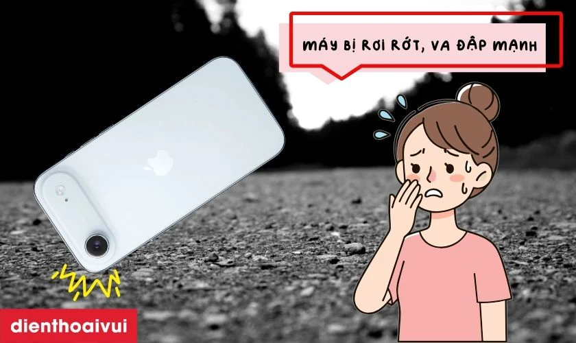 Va đập c&oacute; thể l&agrave;m iPhone Air bị lỗi IC rung