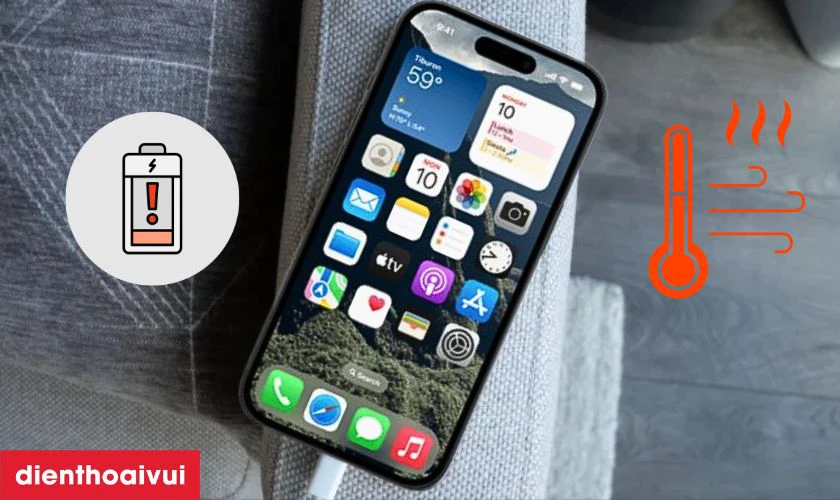 Dấu hiệu iPhone 16 bị hư IC sạc