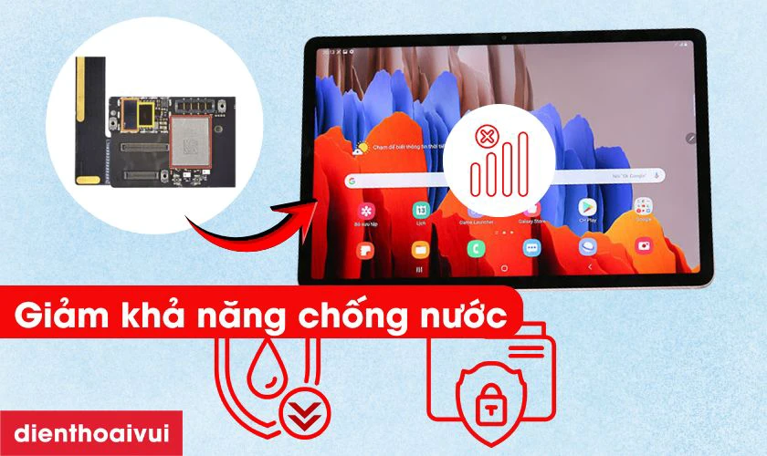 Sửa main IC s&oacute;ng tablet Huawei c&oacute; ảnh hưởng g&igrave; kh&ocirc;ng?