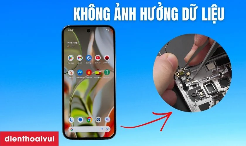 Sửa main IC USB sạc điện thoại Google Pixel c&oacute; ảnh hưởng g&igrave; kh&ocirc;ng?