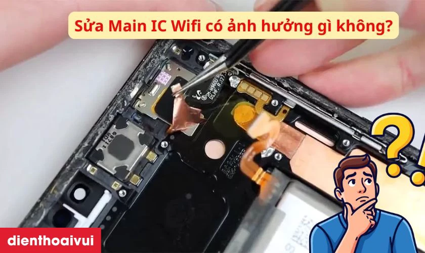 Sửa main IC Wifi điện thoại Realme c&oacute; ảnh hưởng g&igrave; kh&ocirc;ng?