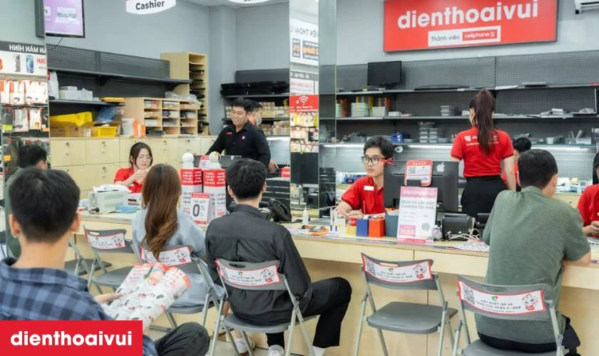 Quy trình sửa main - IC wifi iPhone 13 Pro tại Điện Thoại Vui