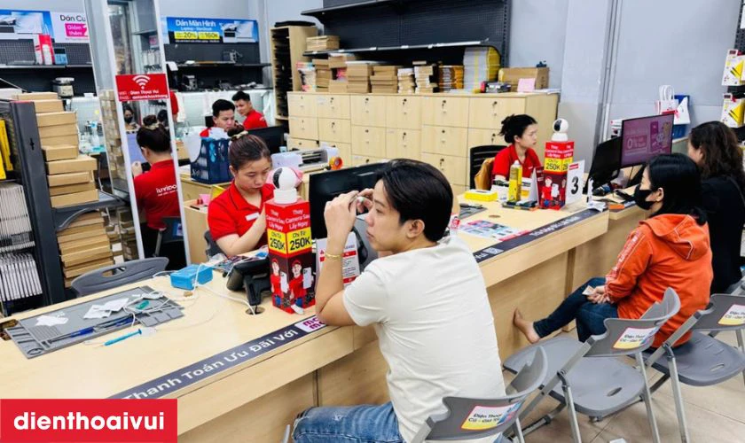 Thời gian sửa nhanh chóng, có thể lấy liền trong ngày