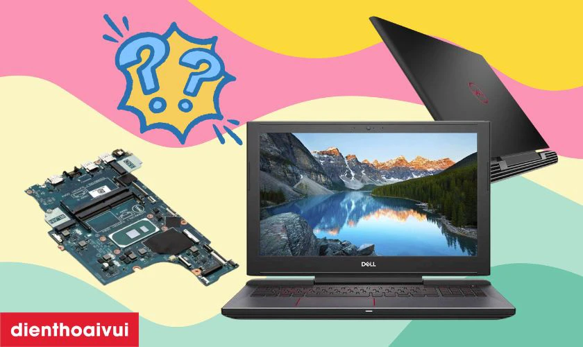 Sửa main laptop gaming - Lỗi IC nguồn Dell Inspiron 15 7577 l&agrave; g&igrave;?
