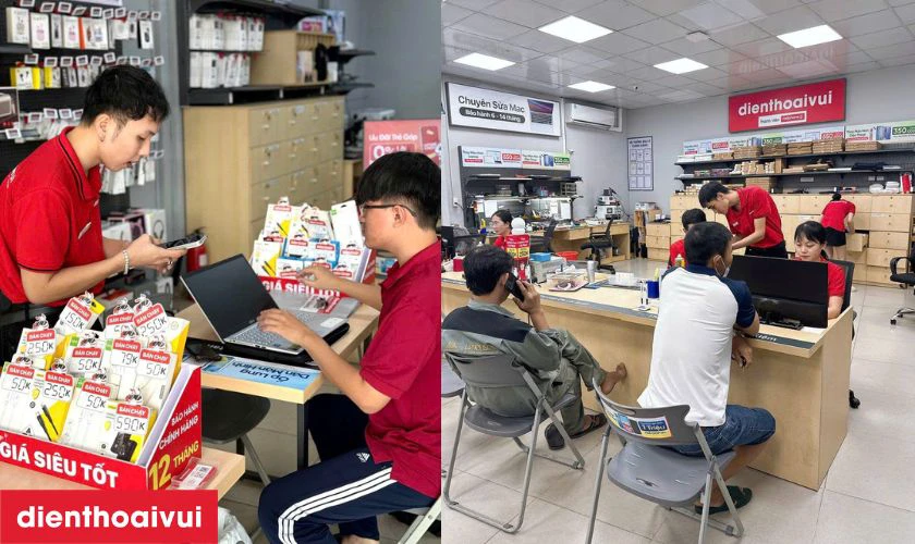 Quy trình sửa main laptop - Lỗi IC nguồn Dell Alienware 15 R4 uy tín tại Điện Thoại Vui