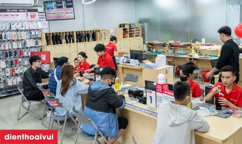 Quy trình sửa main laptop - Lỗi IC nguồn Dell Inspiron 13 7370 2-IN-1 uy tín tại Điện Thoại Vui