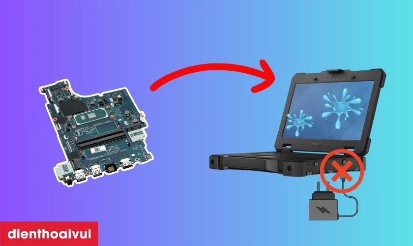 Sửa main laptop - Lỗi IC nguồn Dell Latitude 14 Rugged Extreme 7414 là gì?