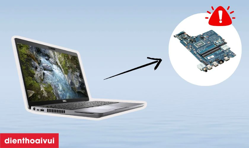 Sửa main laptop - Lỗi IC nguồn Dell Precision 3550 l&agrave; g&igrave;?