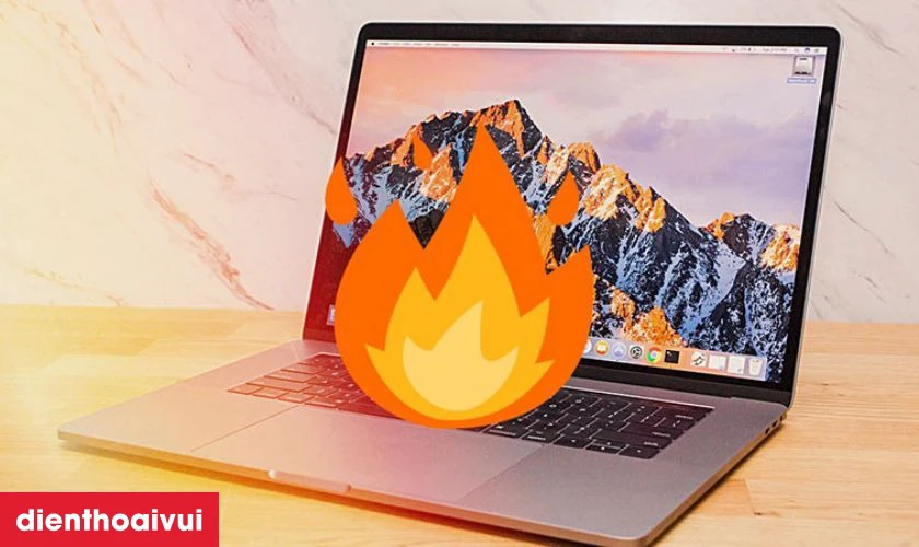 Nhiệt độ cao làm hư hỏng main gây lỗi âm thanh trên Macbook