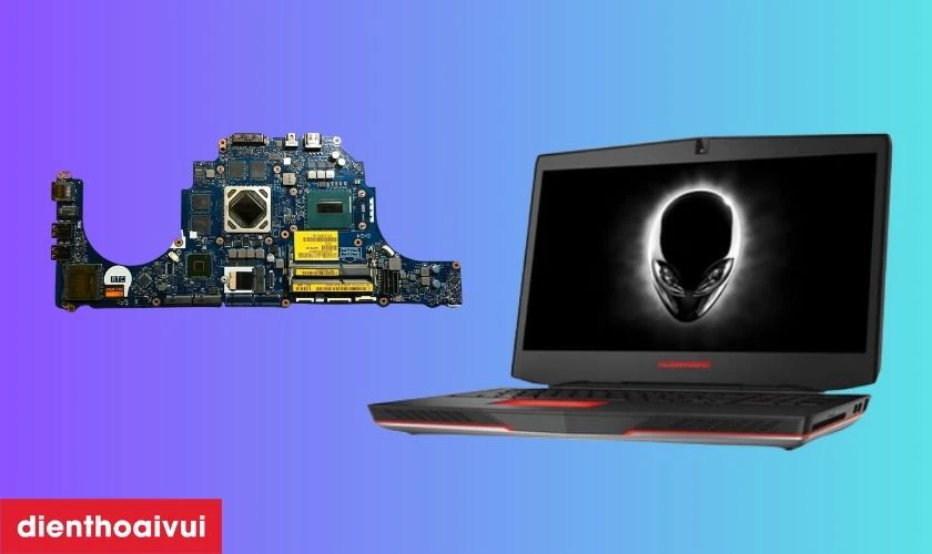 Sửa main laptop - Lỗi IC nguồn Dell Alienware 17 R3 là gì? 