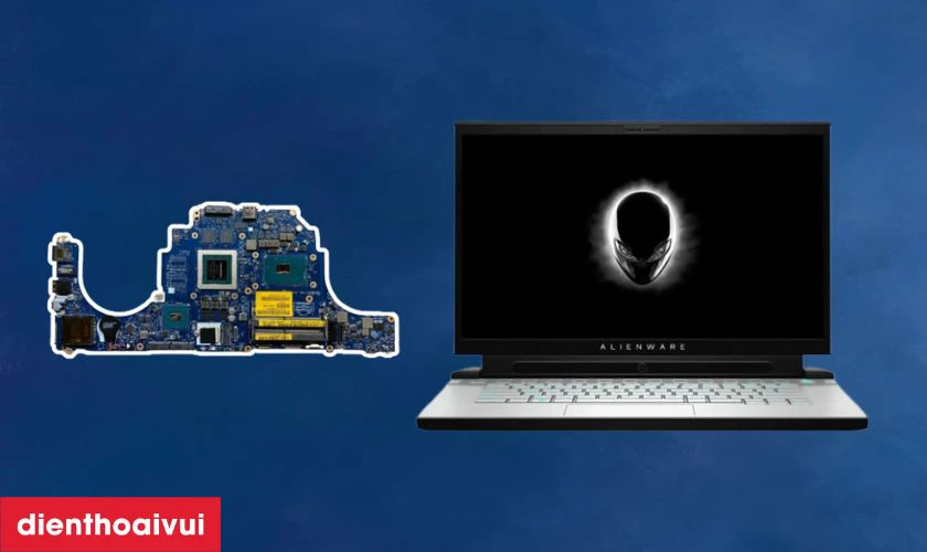 Sửa main laptop - Lỗi IC nguồn Dell Alienware M15 R2 là gì?