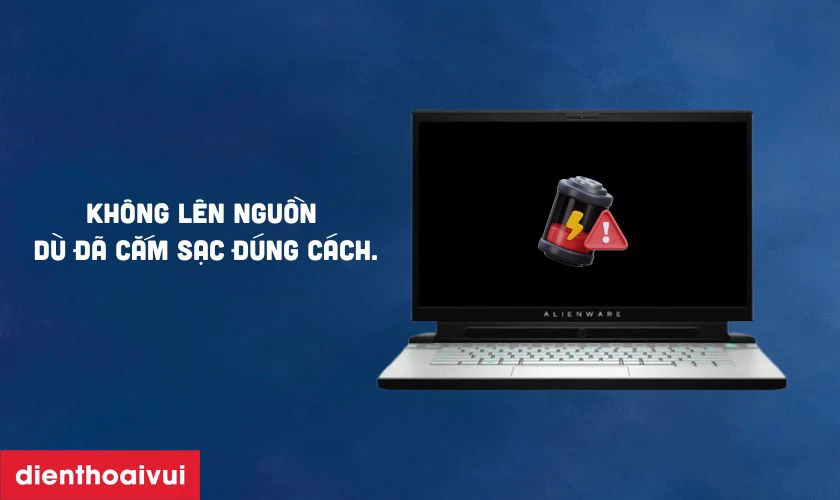 Dấu hiệu lỗi IC nguồn trên Dell Alienware M15 R2