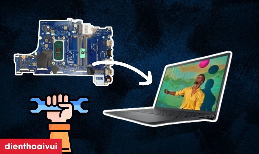 Sửa main laptop - Lỗi IC nguồn Dell Inspiron 15 7570 l&agrave; g&igrave;?