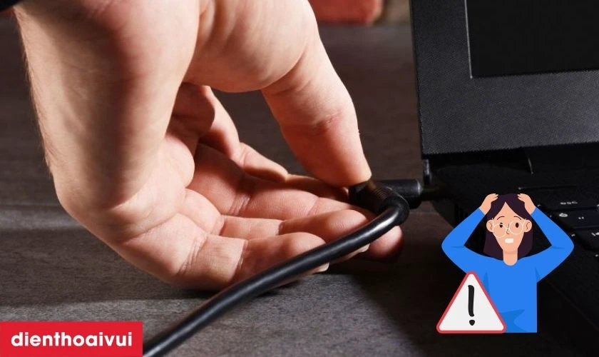 Dấu hiệu laptop Dell Precision 15 5580 bị lỗi IC nguồn