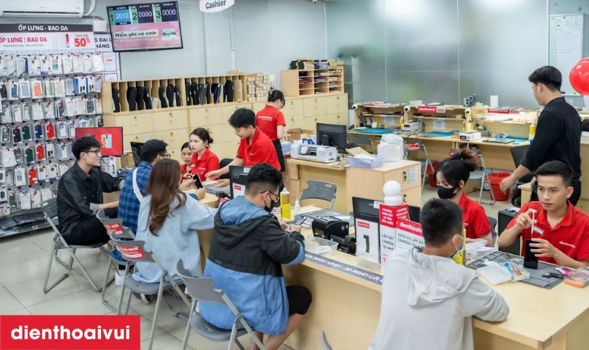 Quy trình sửa main laptop - Lỗi IC nguồn Dell Precision 3520 uy tín tại Điện Thoại Vui