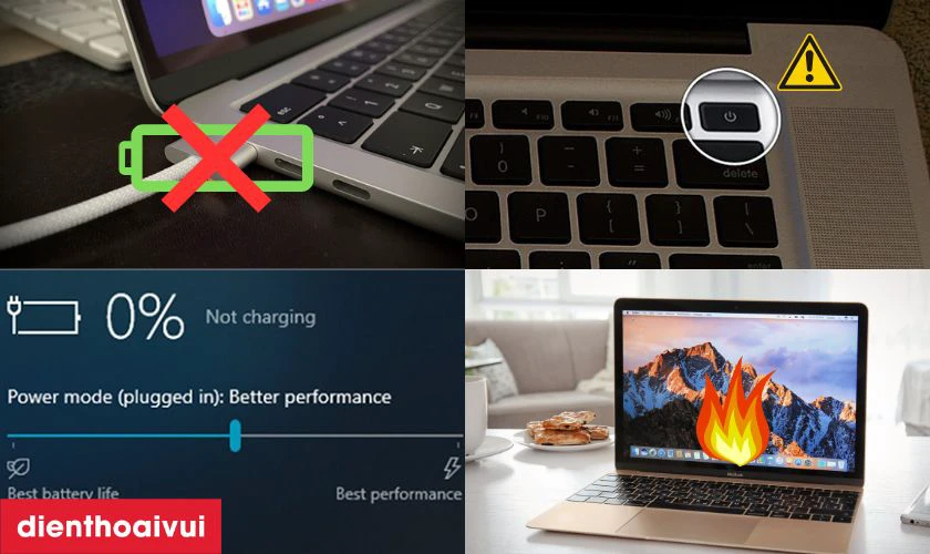 Dấu hiệu nhận biết cần sửa main lỗi mất sạc MacBook Pro 13 Inch A2159 2019