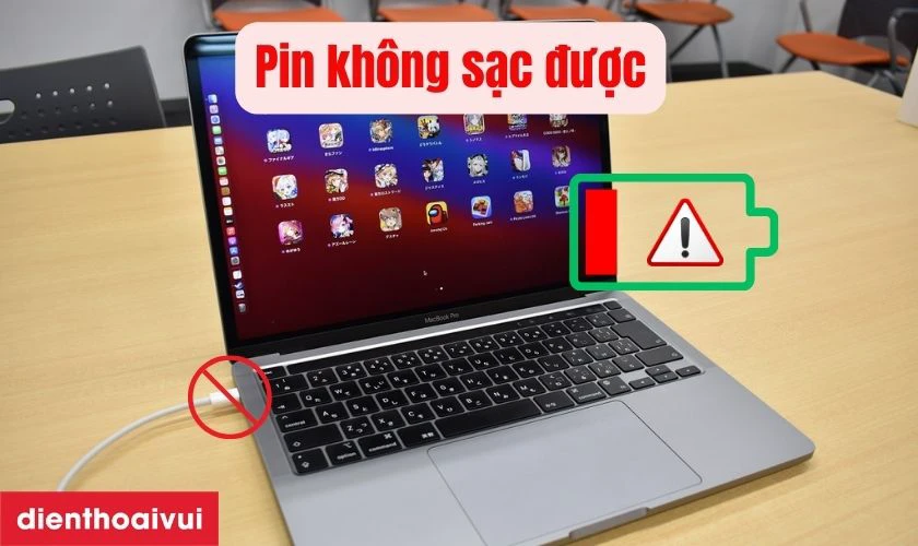 Dấu hiệu nhận biết cần sửa main lỗi mất sạc MacBook Pro A2251 2020
