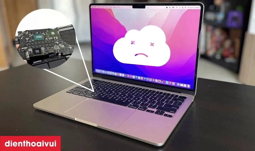 Nguyên nhân MacBook bị lỗi nguồn cần sửa main