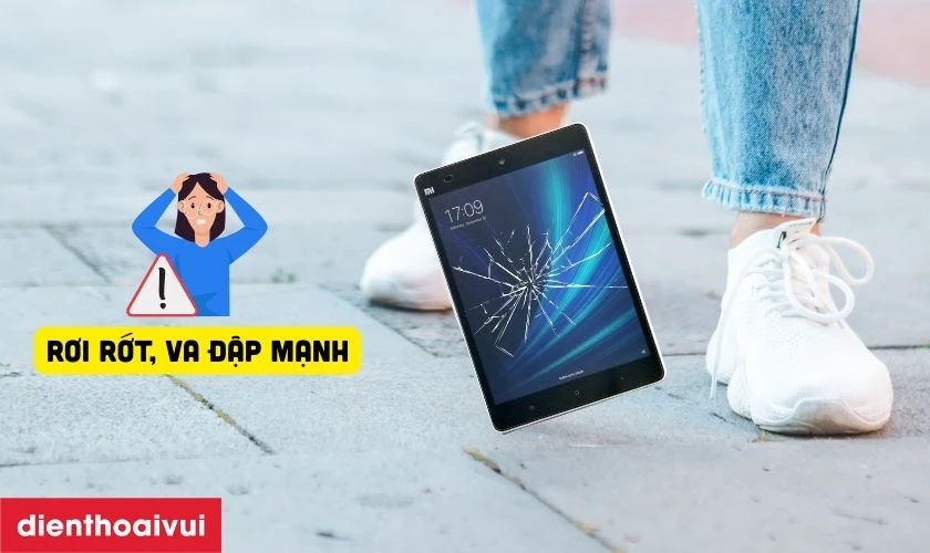 Nguyên nhân máy tính bảng Xiaomi bị hư hỏng