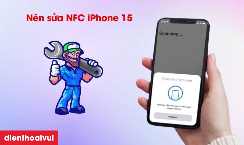 Có nên sửa NFC iPhone 15