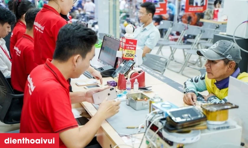 Quy trình sửa NFC iPhone 15 tại Điện Thoại Vui