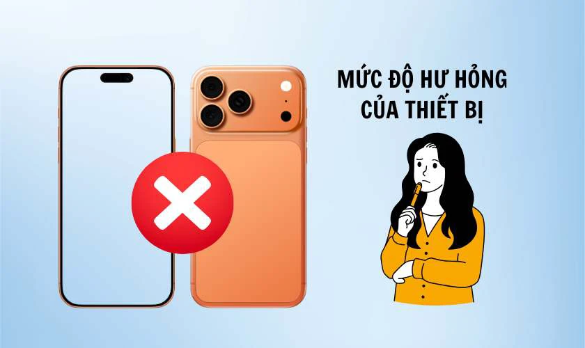Yếu tố ảnh hưởng đến giá sửa nguồn iPhone Đồng Nai