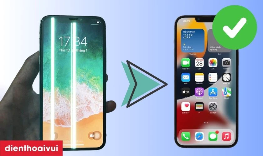 iPhone 13 Pro Max bị sọc màn hình có sửa được không?