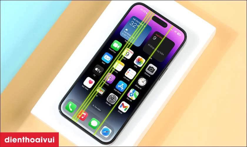 Giới thiệu lỗi sọc màn hình iPhone 14