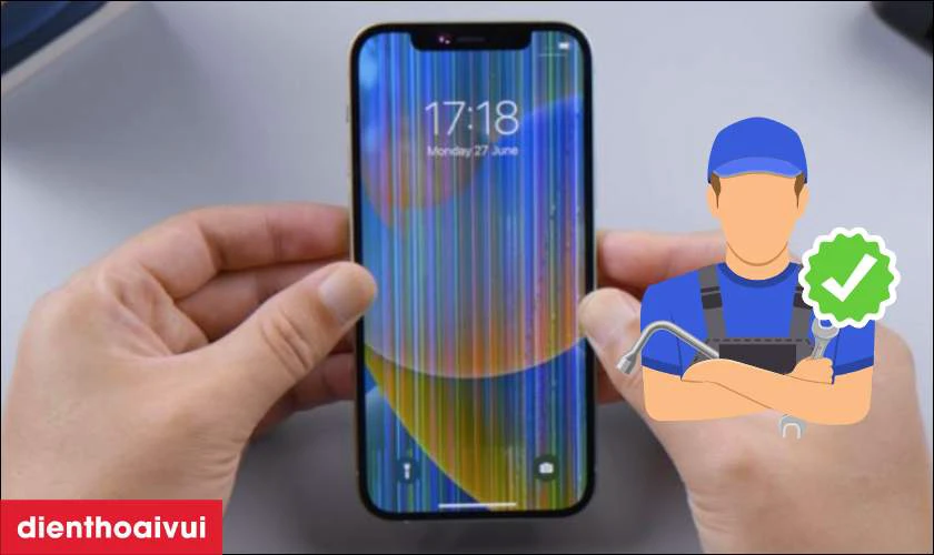 iPhone 14 bị sọc màn hình có sửa được không?