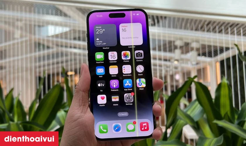 Sửa sọc màn hình iPhone 14 Pro Max