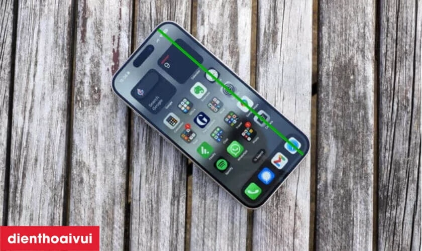 Giới thiệu lỗi sọc màn hình iPhone 15