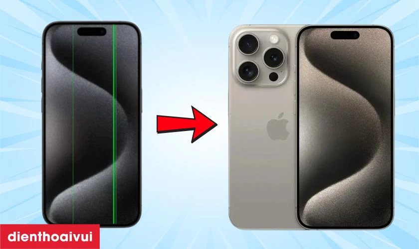 Lưu ý sau khi sửa sọc màn hình iPhone 15 Pro