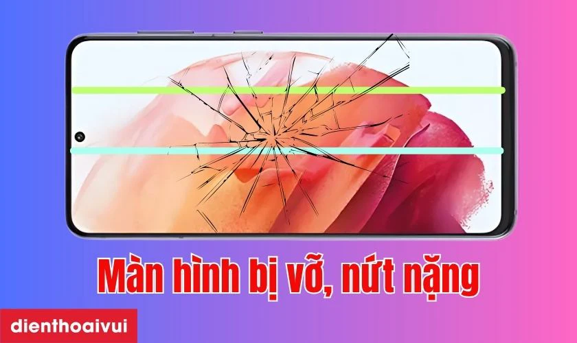Màn hình sọc và vỡ nặng thì nên thay màn hình mới