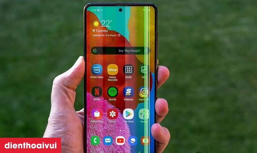 Sửa sọc màn hình Samsung S22 là gì