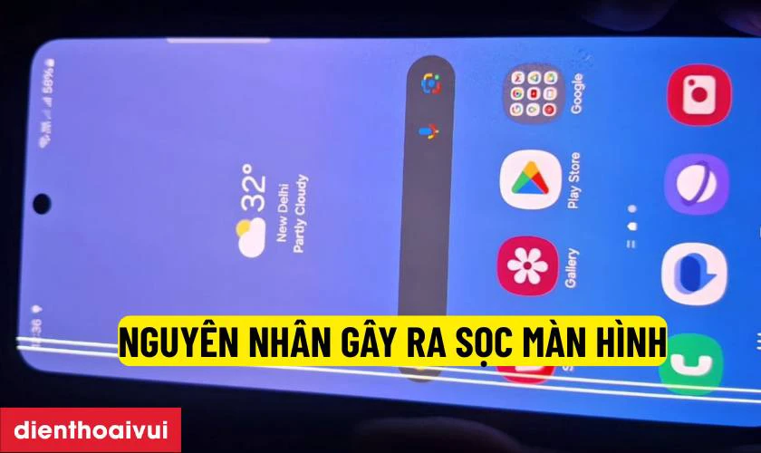 Nguyên nhân gây ra sọc màn hình của điện thoại Samsung S23 FE là gì?
