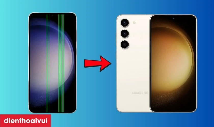 Sửa sọc màn hình Samsung S23 Plus là gì?