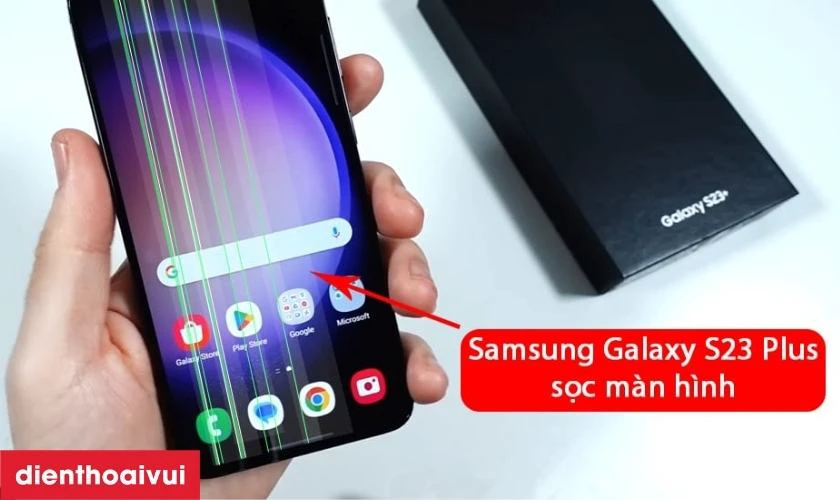 Nguyên nhân gây ra sọc màn hình của điện thoại Samsung S23 Plus là gì?