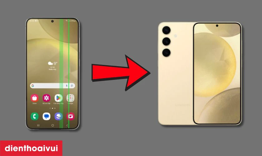 Sửa sọc màn hình Samsung S24 Plus là gì?