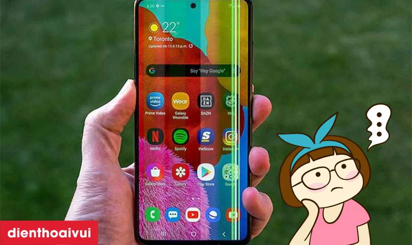 Nguyên nhân gây ra sọc màn hình của điện thoại Samsung S24 Plus là gì?