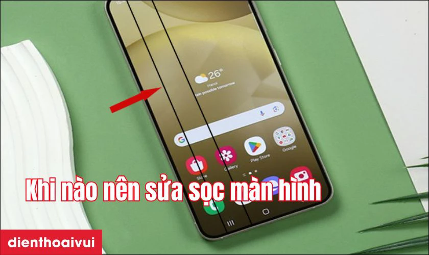 Khi nào nên sửa sọc màn hình Samsung S24 Plus?