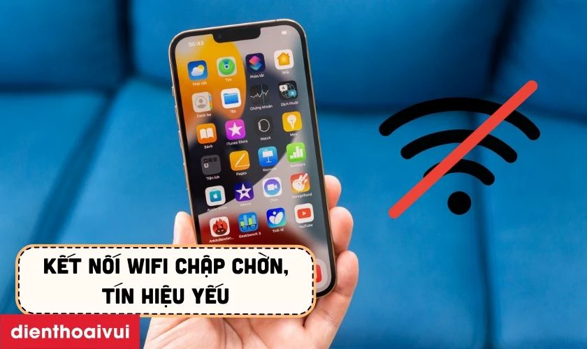 Dấu hiệu iPhone 12 Pro Max bị hỏng IC wifi