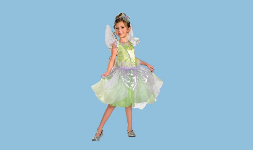 Trang phục Halloween tự làm nàng tiên Tinkerbell