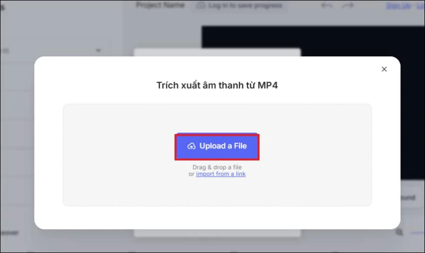 Sau khi hoàn tất, bạn sẽ thấy giao diện như hình dưới, nhấn Upload files