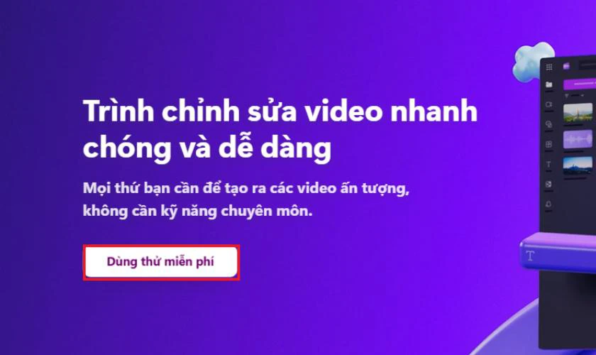 Tách âm thanh từ video online bằng Clipchamp